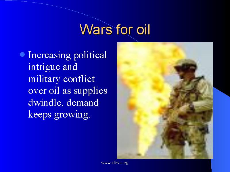 Wars for oil